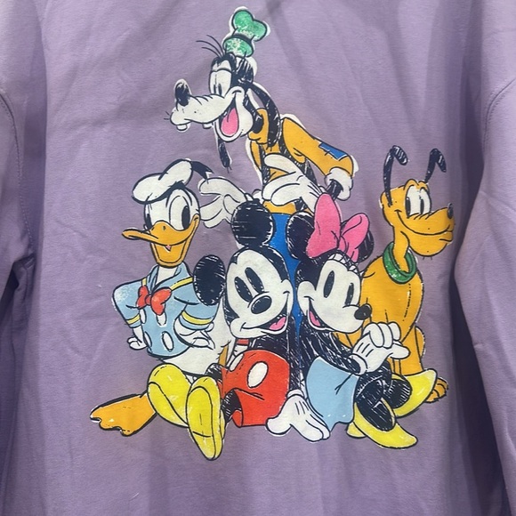 NWT Disney Mickey & Friends purple hoodie- xs to xl - Picture 3 of 7